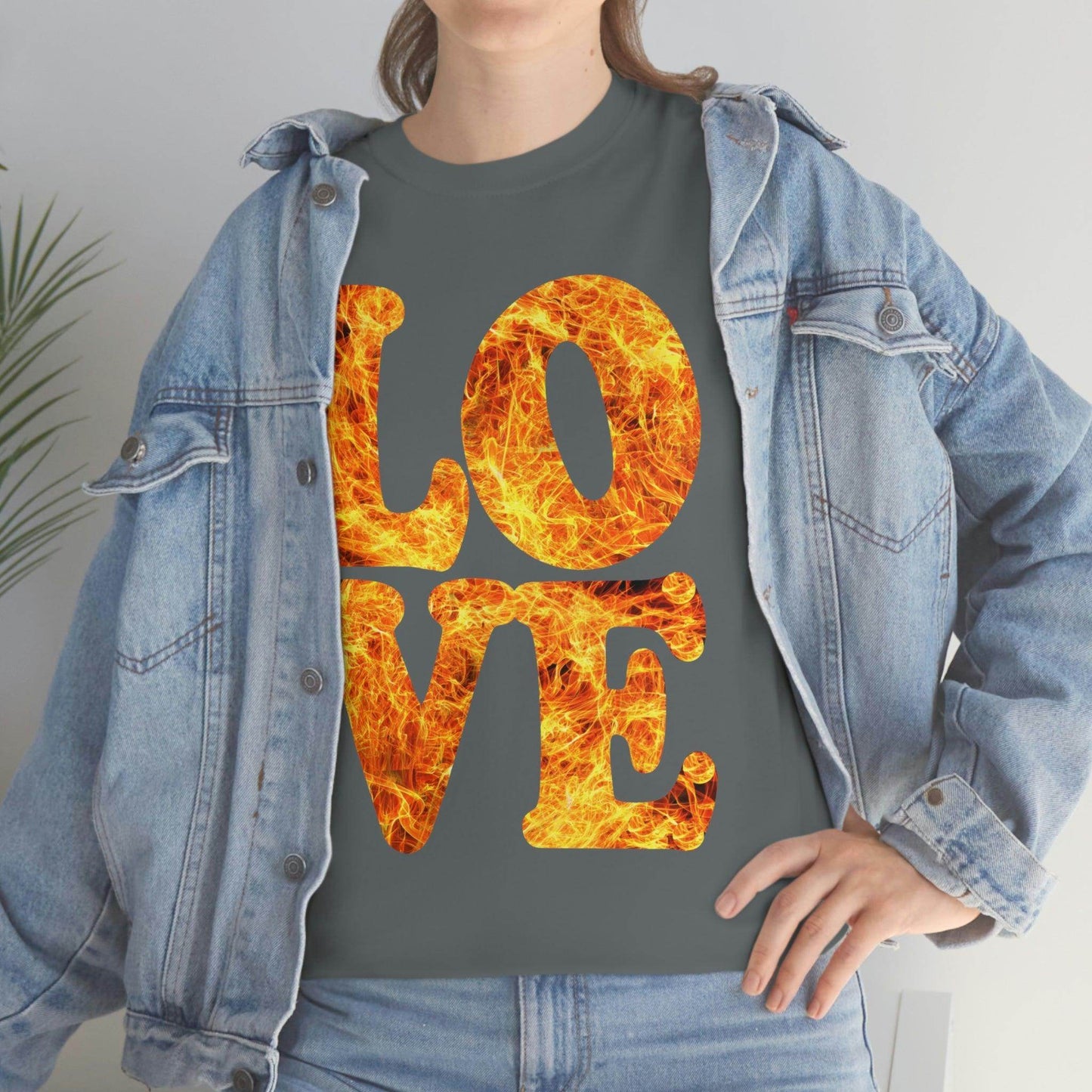 love fire big Tee - Giftsmojo