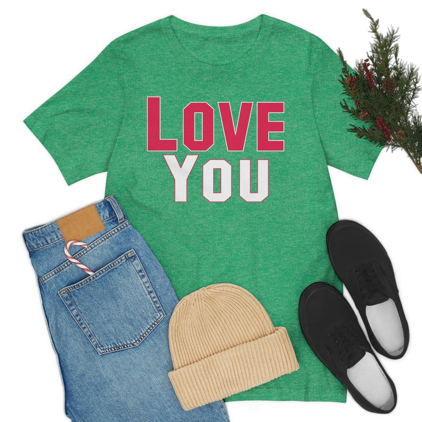 Love you T-shirt - Giftsmojo