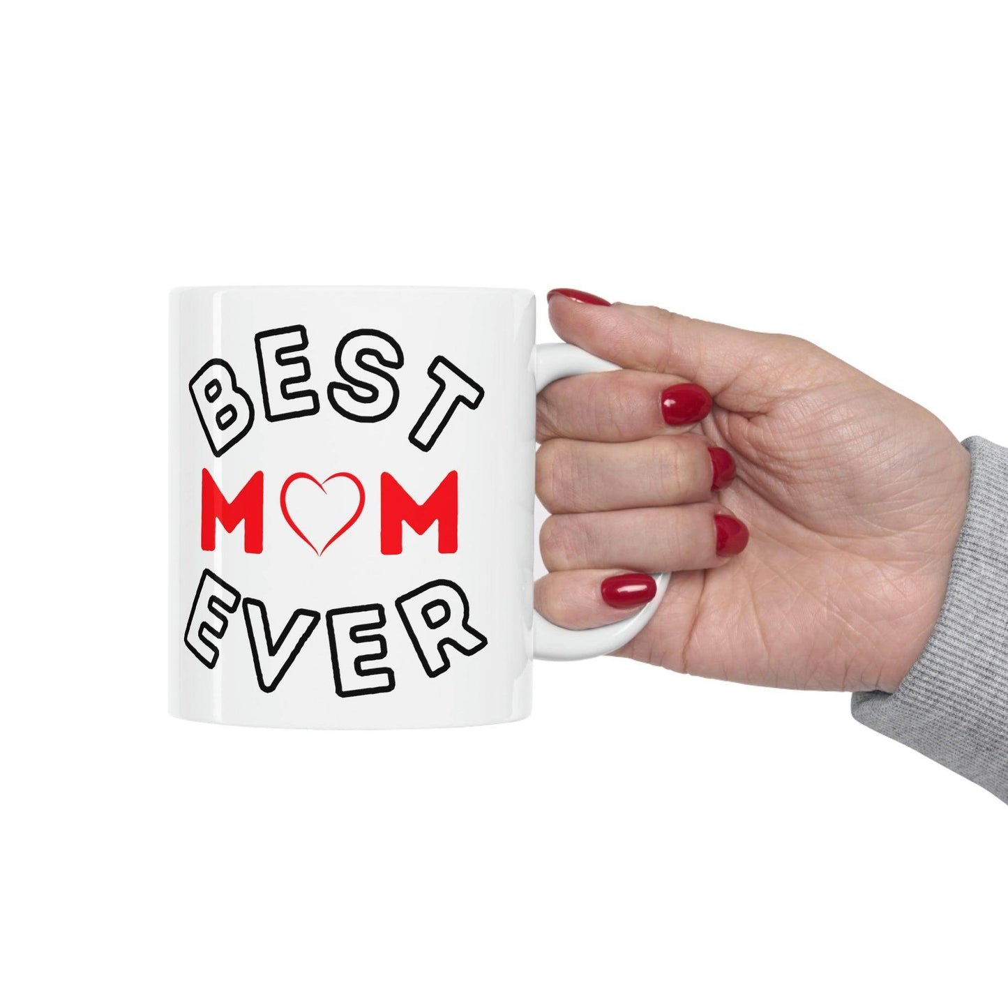 Best Mom Ever Mug, gift for mom on mothers day, Birthday gift for mom, gift for her, coffee mug for her, hot cocoa mug, gift for coffee lover - Giftsmojo
