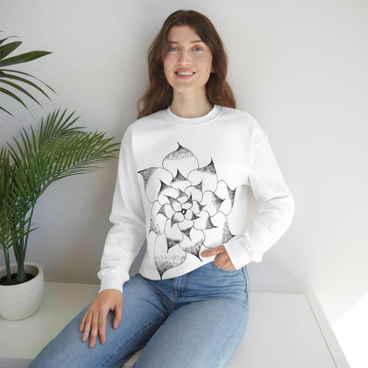 Flower Sweatshirt, floral sweatshirt flower shirt wildflower sweatshirt - Giftsmojo