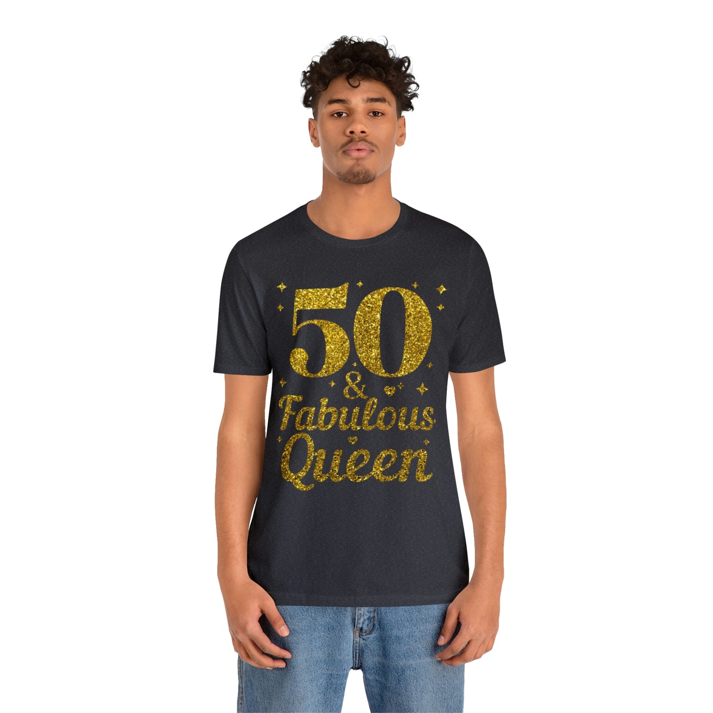 Funny 50th birthday Shirt 50 and Fabulous Queen shirt