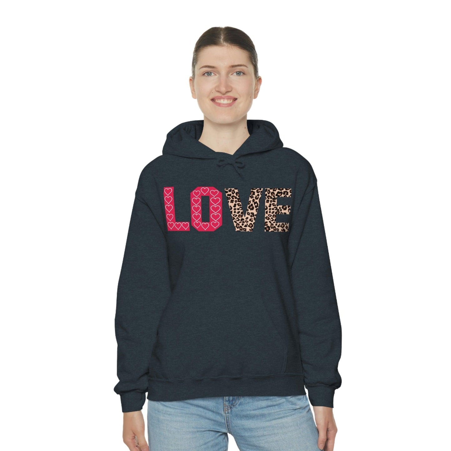 Leopard print Hooded Sweatshirt