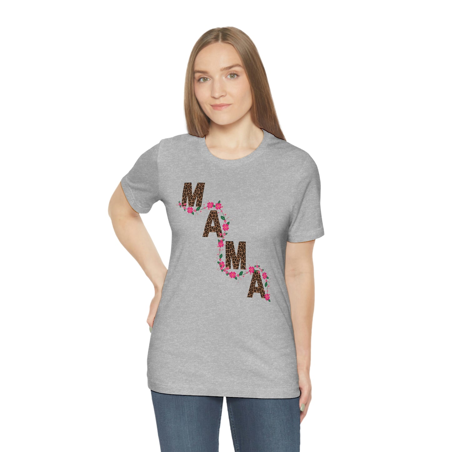 Leopard print Mama shirt Flower mama shirt - Leopard Mama Shirt mothers day shirt new mom shirt