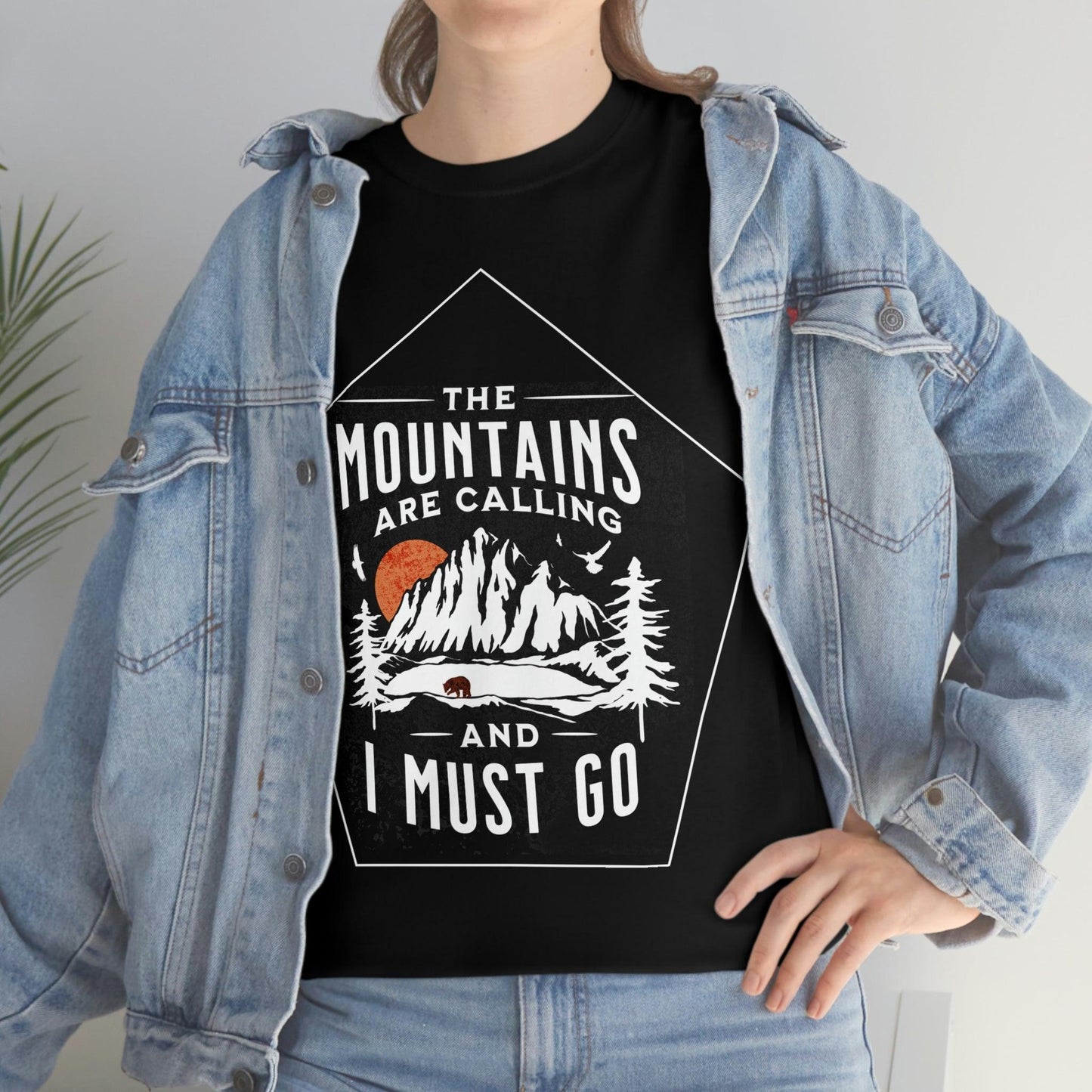 The Mountains are Calling and I Must Go Tee - Giftsmojo