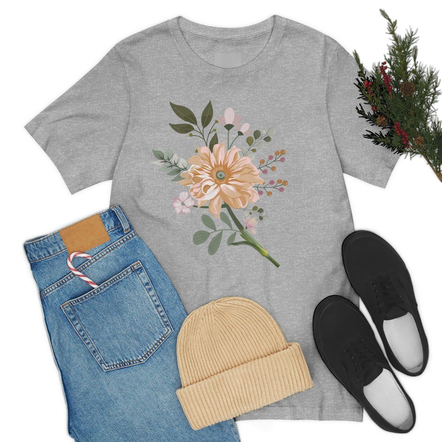 Cute Flower T-shirt - Nature lover Shirt - Cute Flower lover shirt - Giftsmojo