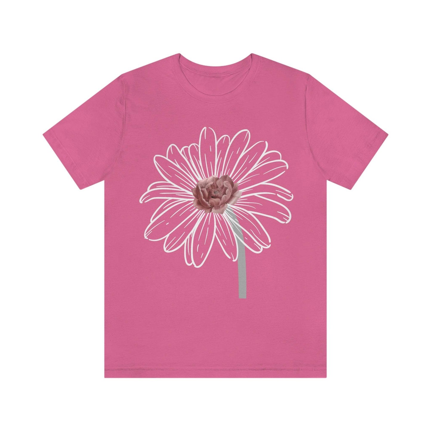 Flower Tshirt, Vintage Flower Shirt, Vintage Botanical Shirt, Vintage T-shirt, Graphic Tshirt, Botanical Print, Wildflower shirt, floral Tee - Giftsmojo