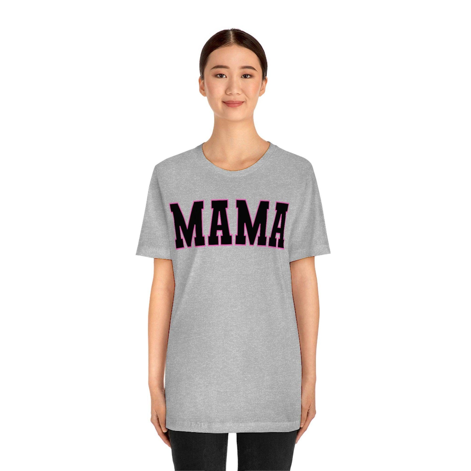 Cute Mama shirt mom shirt gift for her - mothers day shirt mothers day gift mom life shirt - retro mama shirt boy mama shirt mama t-shirt - Giftsmojo