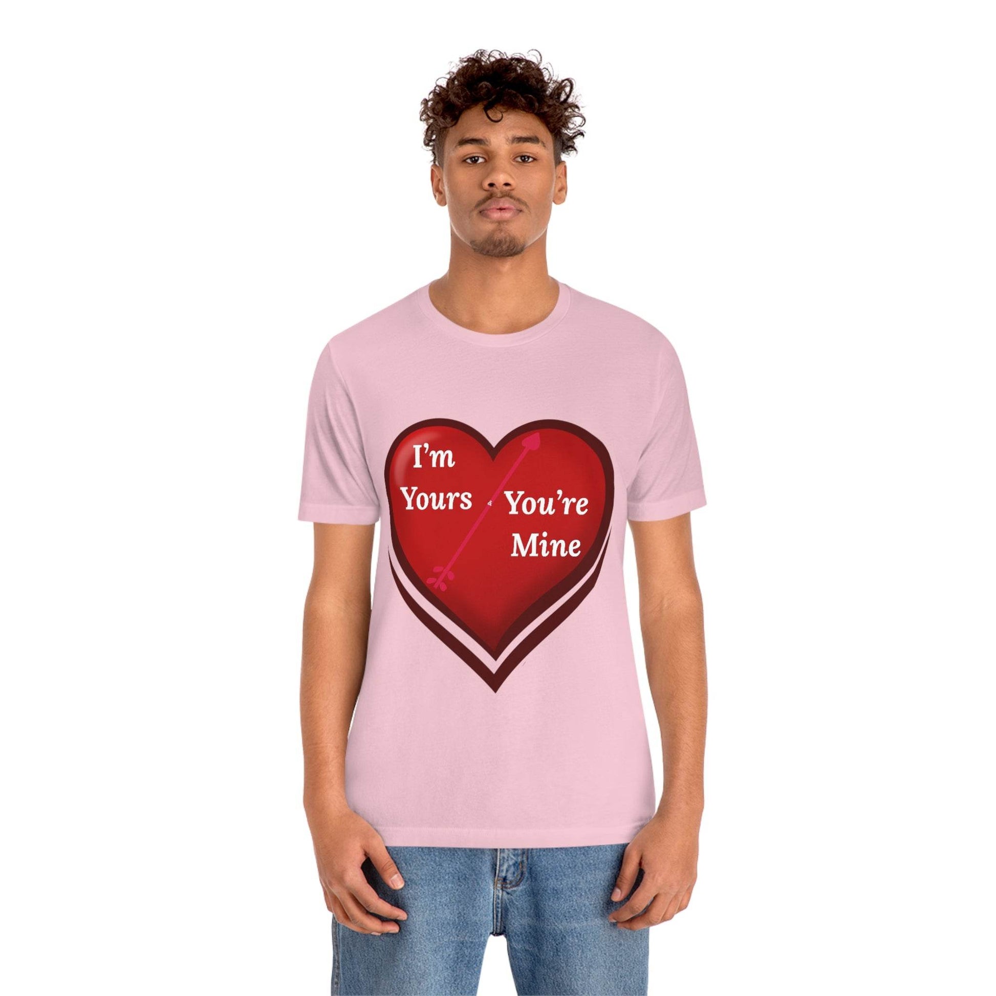 I'm Yours and You're Mine Heart Tee - Giftsmojo