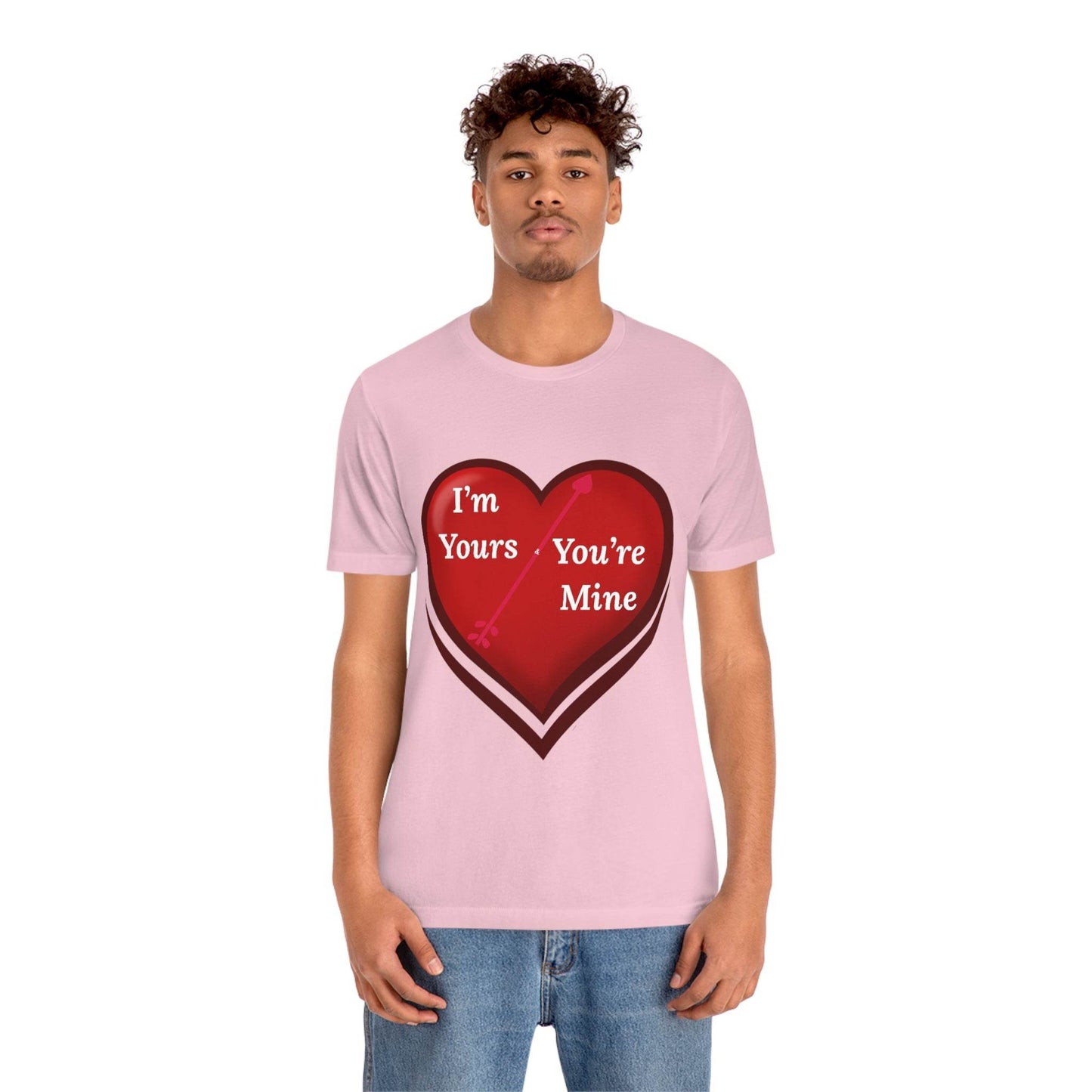 I'm Yours and You're Mine Heart Tee - Giftsmojo