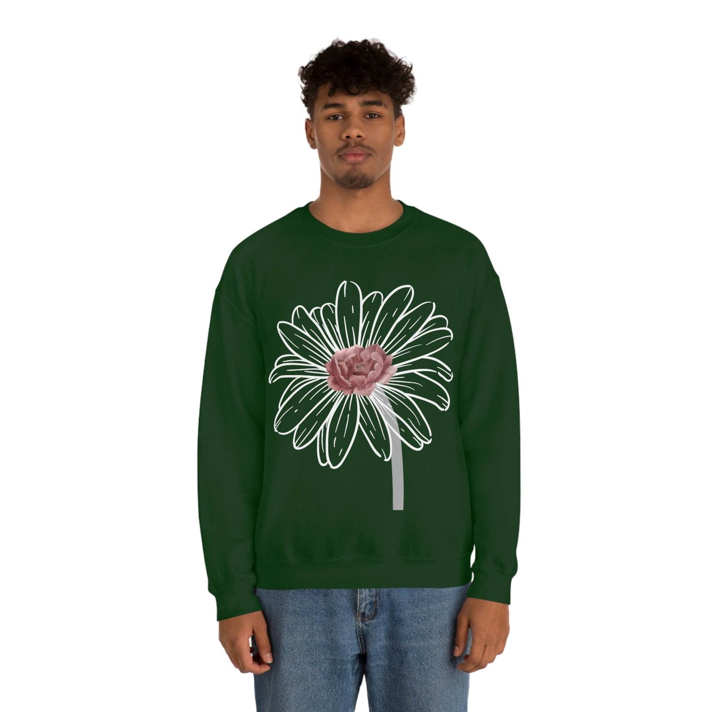 Floral Sweatshirt, Wildflower Sweatshirt, Flower sweatshirt, Wild Flowers - Giftsmojo