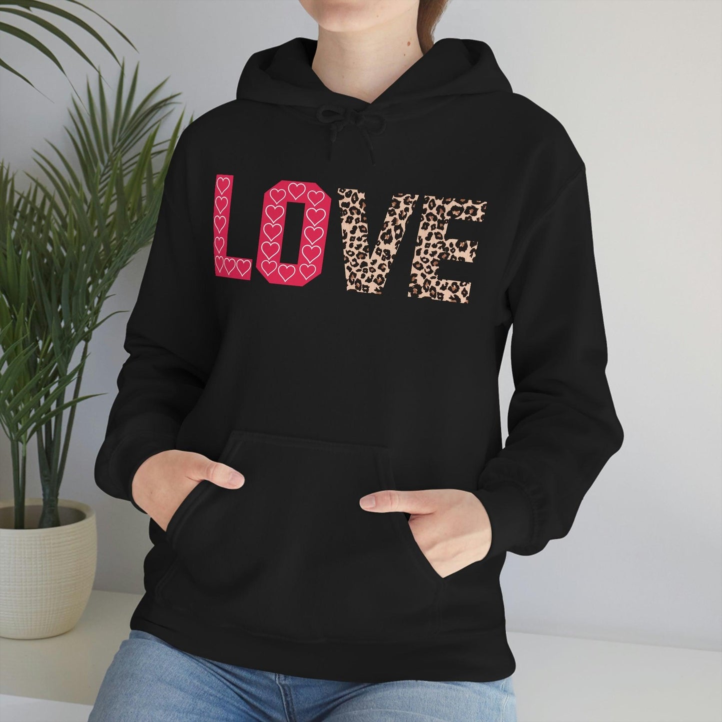Leopard print Hooded Sweatshirt