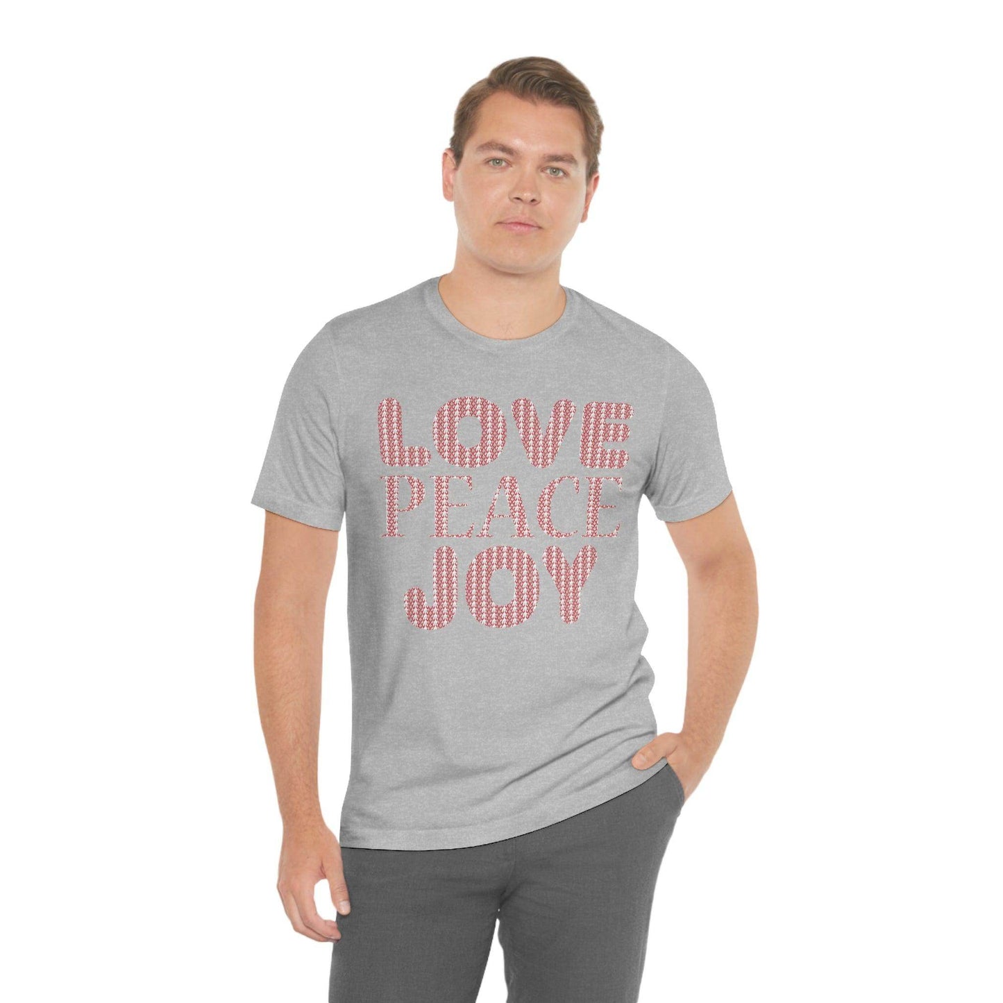 love peace joy Tee - Giftsmojo