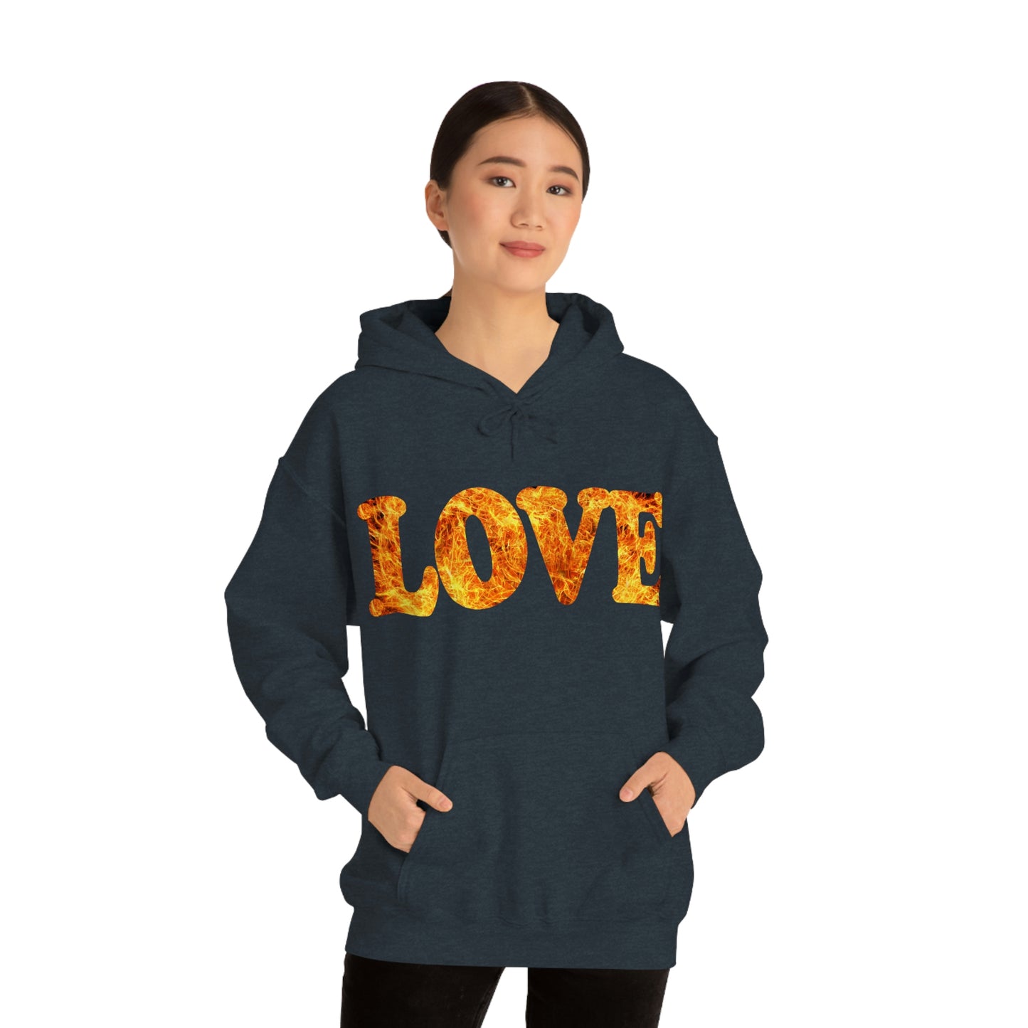 Love Fire Hooded Sweatshirt