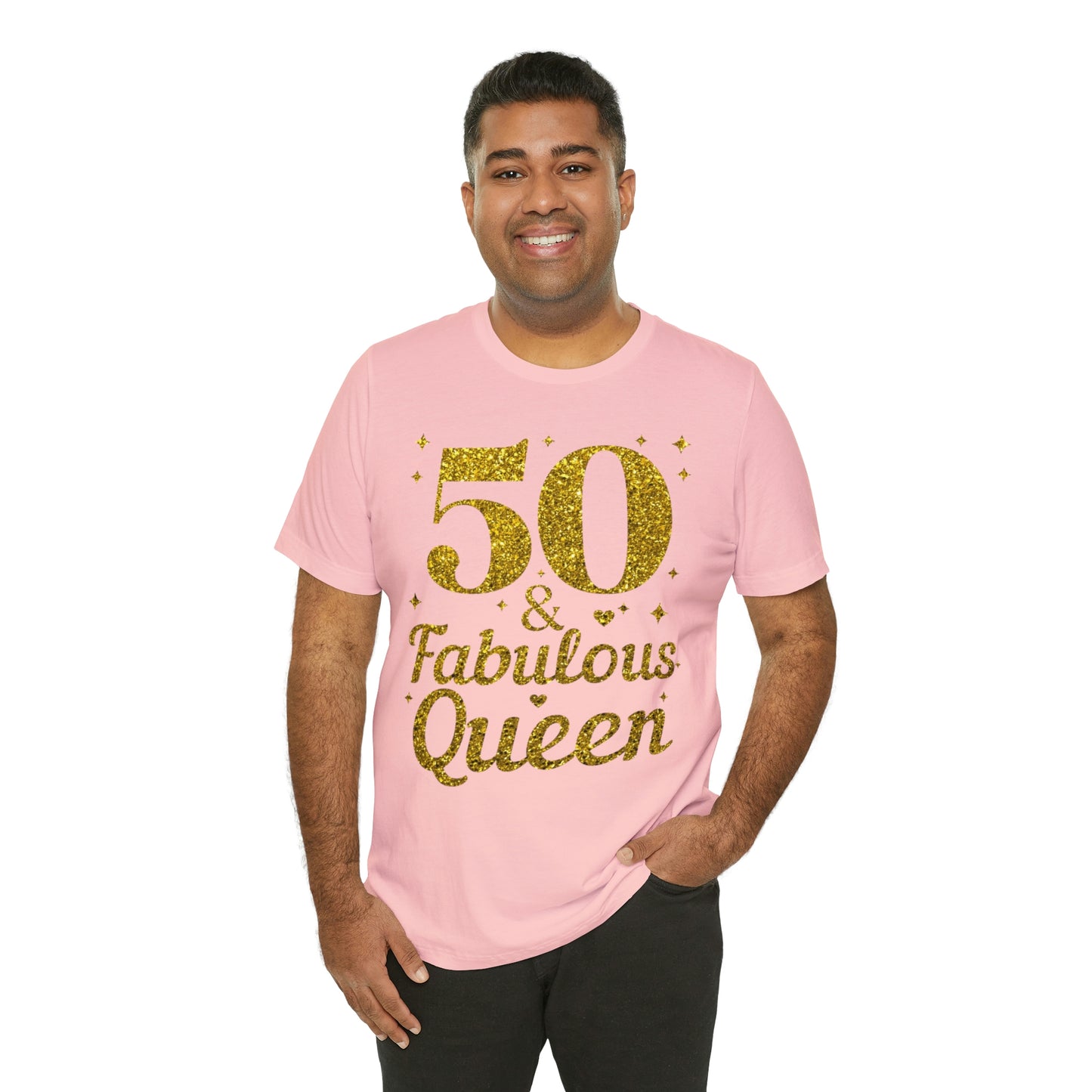 Funny 50th birthday Shirt 50 and Fabulous Queen shirt
