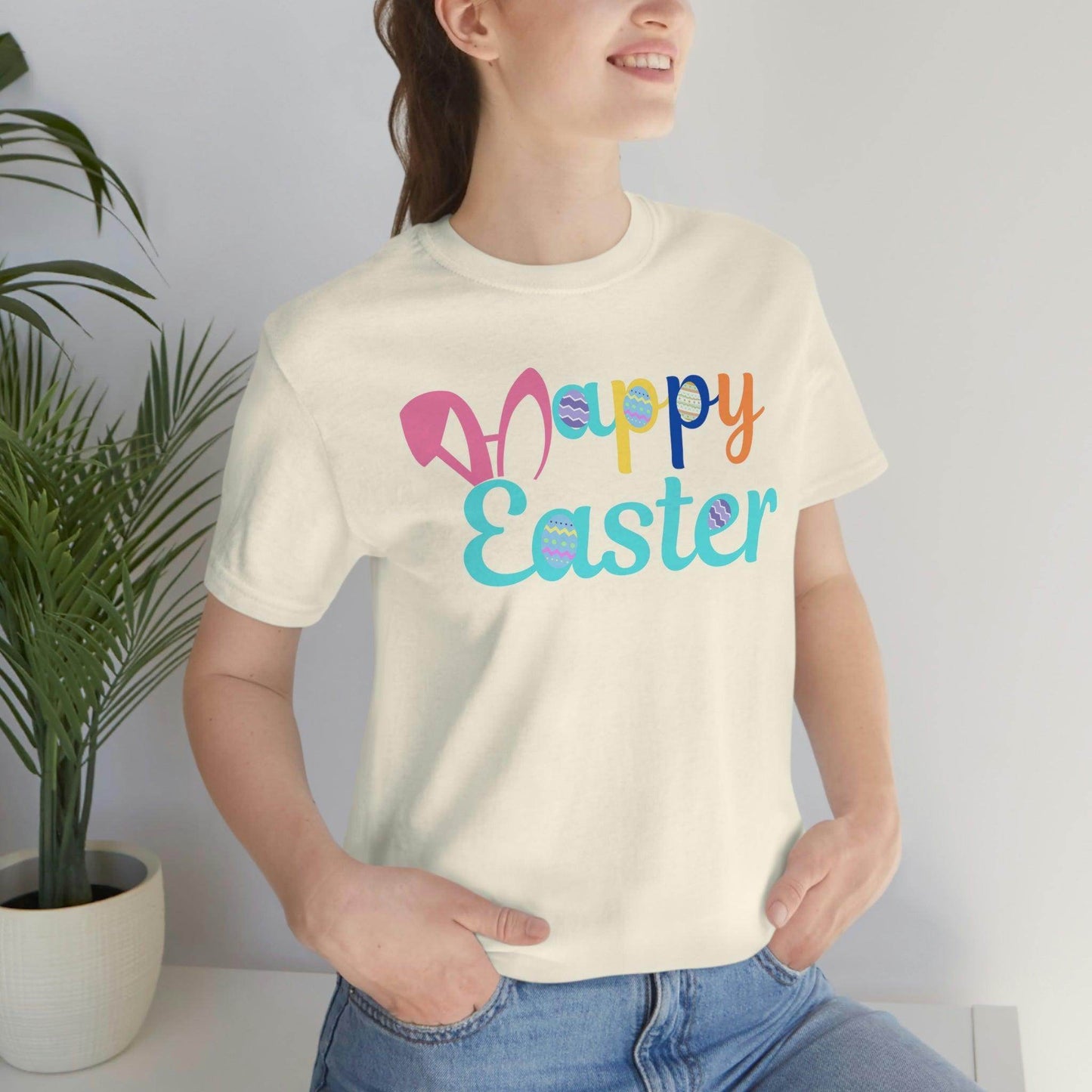 Happy Easter T-shirt, Easter gift for adults, easter shirts - Giftsmojo