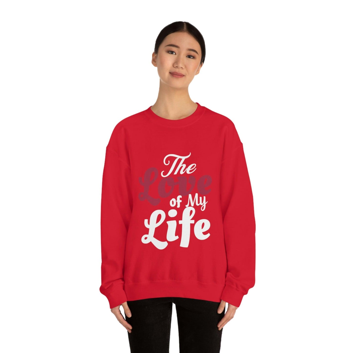 Love Sweatshirt, Love Shirt, Gift For Fiance, Newlywed Gift, Gift For Wife, Engagement Shirt,The Love of My Life, Valentine's day gift