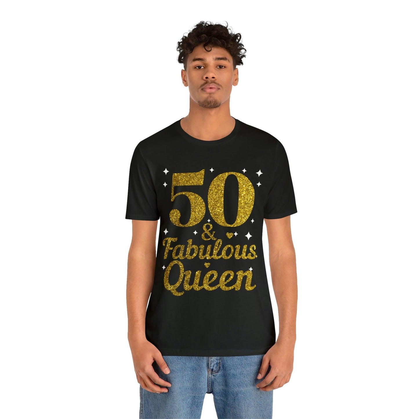 Funny 50th birthday shirt, 50th birthday Tshirt, 50 and fabulous Queen, birthday queen shirt, Gift for 50th birthday, Vintage shirt, birthday gift, birthday girl shirt, mom’s birthday gift, mom gift, wife gift, - Giftsmojo