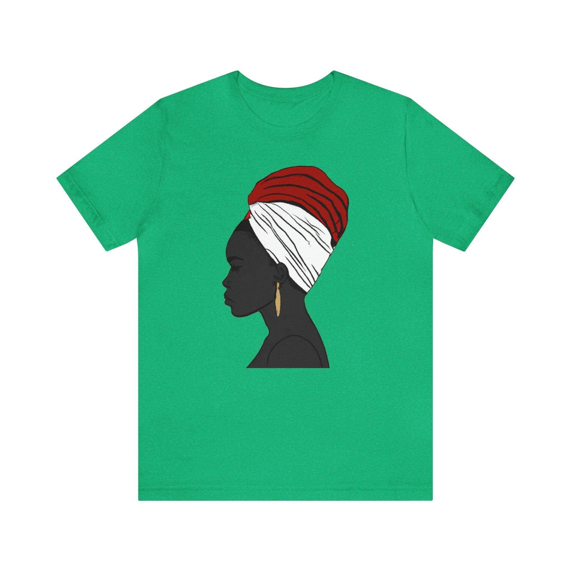 African Woman Art Shirt, Black Queen Shirt - Giftsmojo