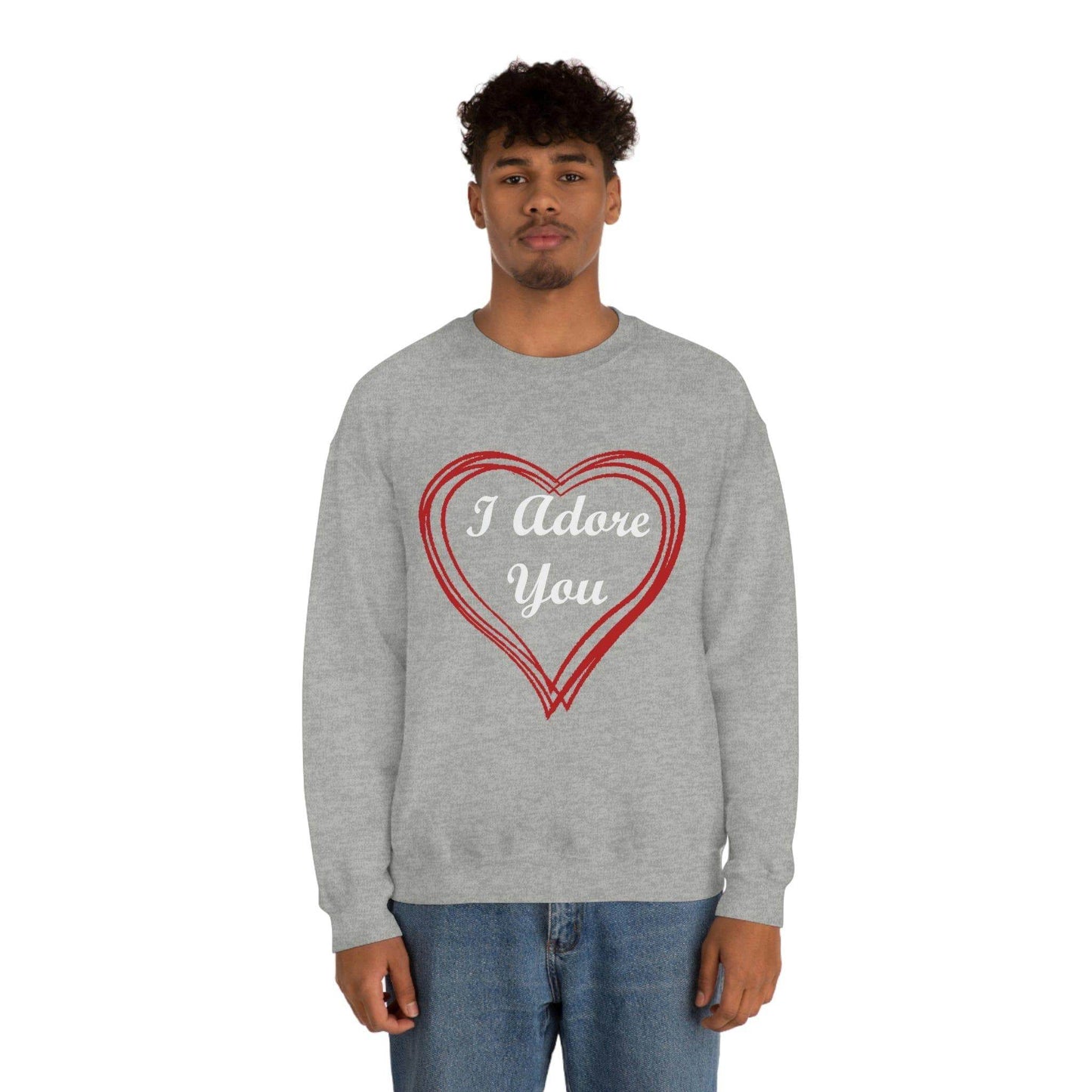 I Adore You Crewneck Sweatshirt - Giftsmojo