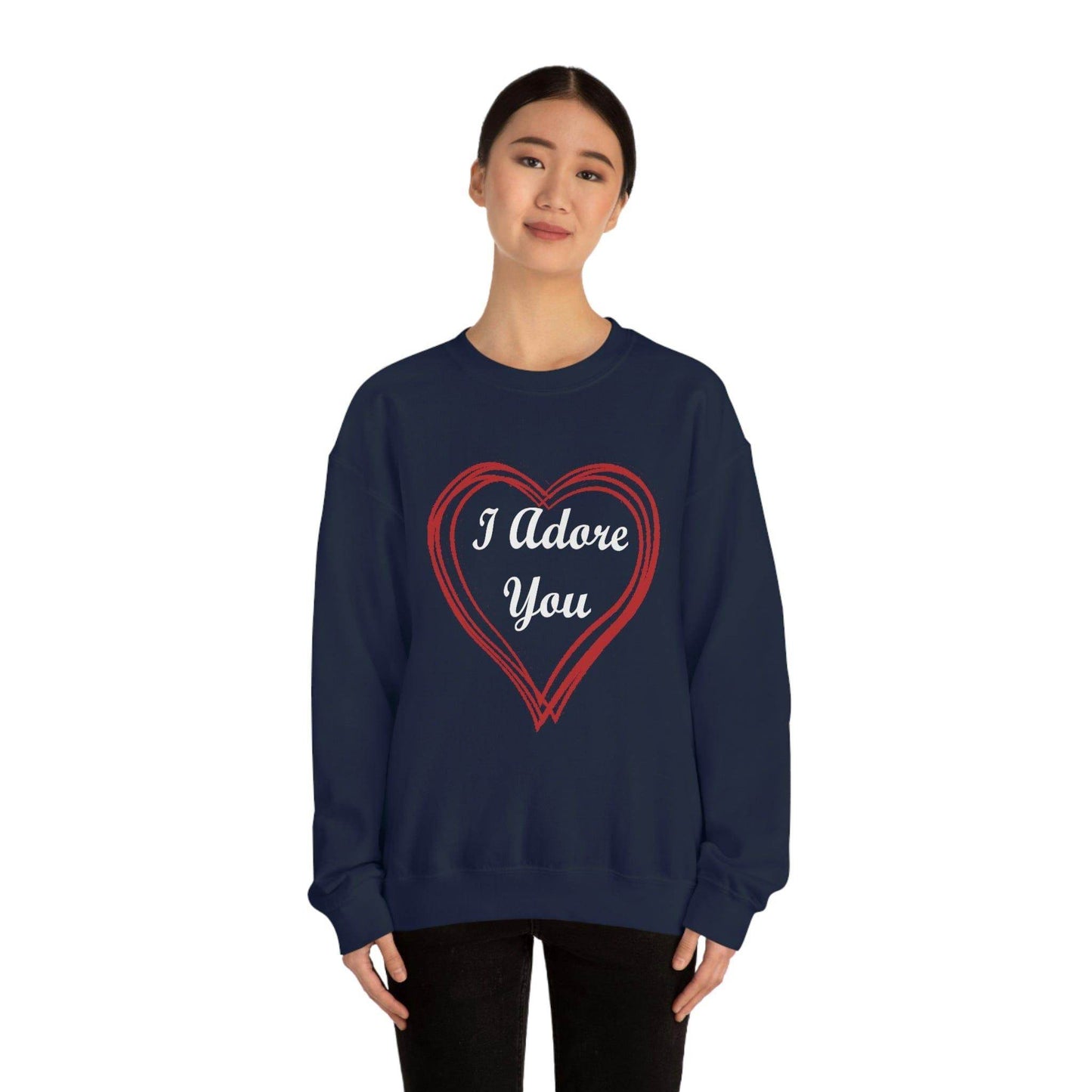 I Adore You Crewneck Sweatshirt - Giftsmojo