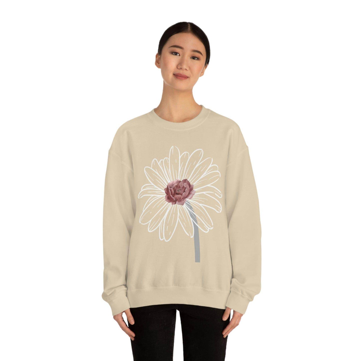 Floral Sweatshirt, Wildflower Sweatshirt, Flower sweatshirt, Wild Flowers - Giftsmojo