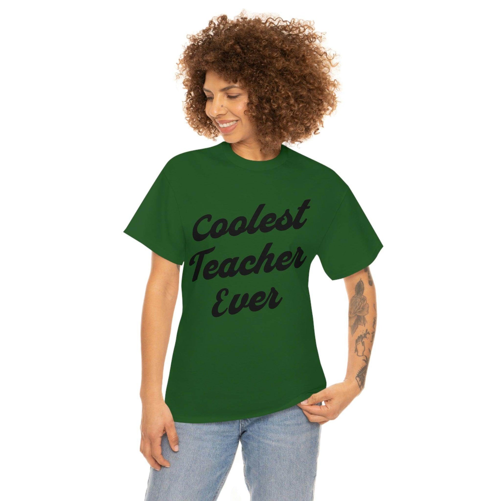 Coolest Teacher Ever T-Shirt - Teacher appreciation - gift for teachers - Giftsmojo