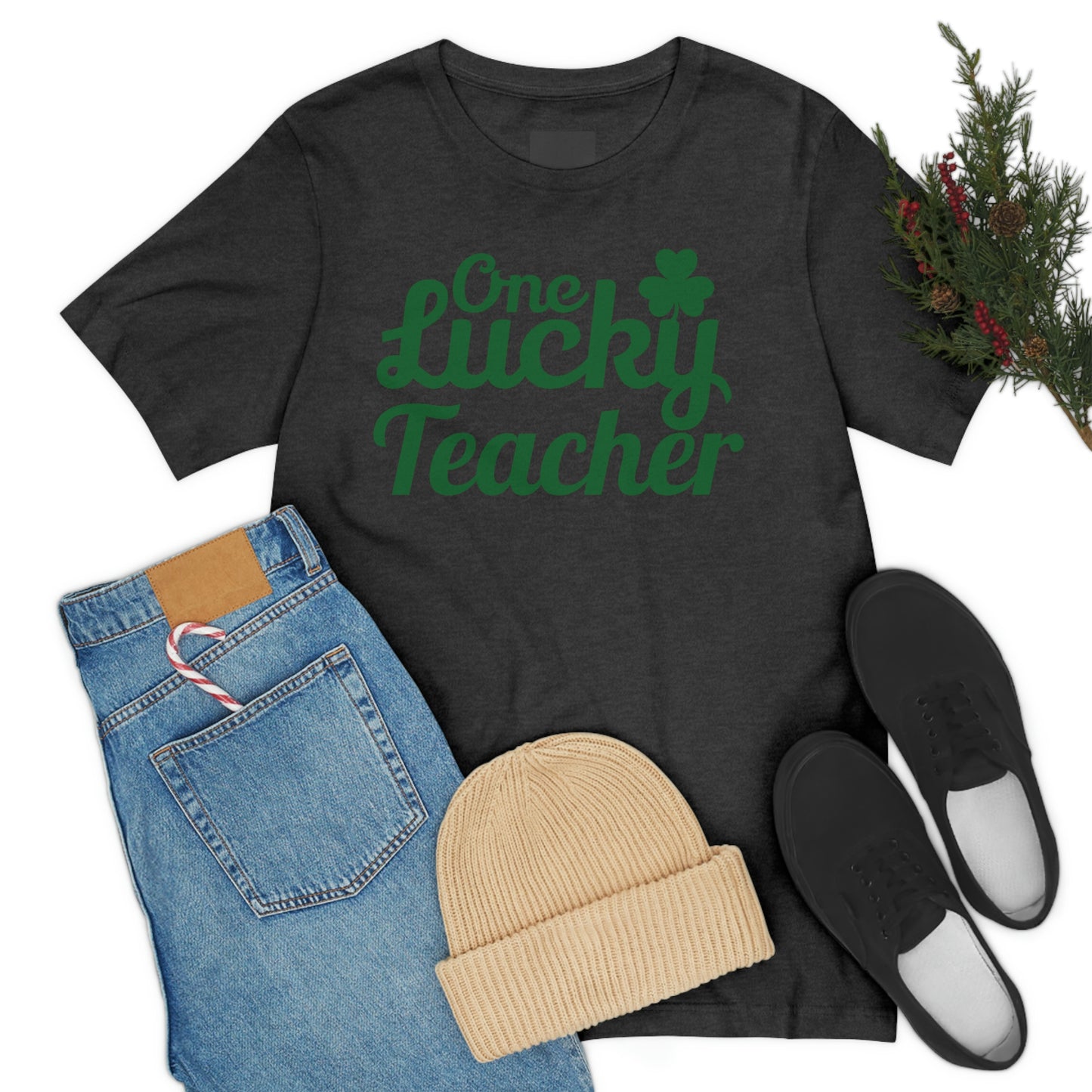 One Lucky Teacher Shirt feeling Lucky St Patrick's Day shirt - Funny St Paddy's day Funny Shirt