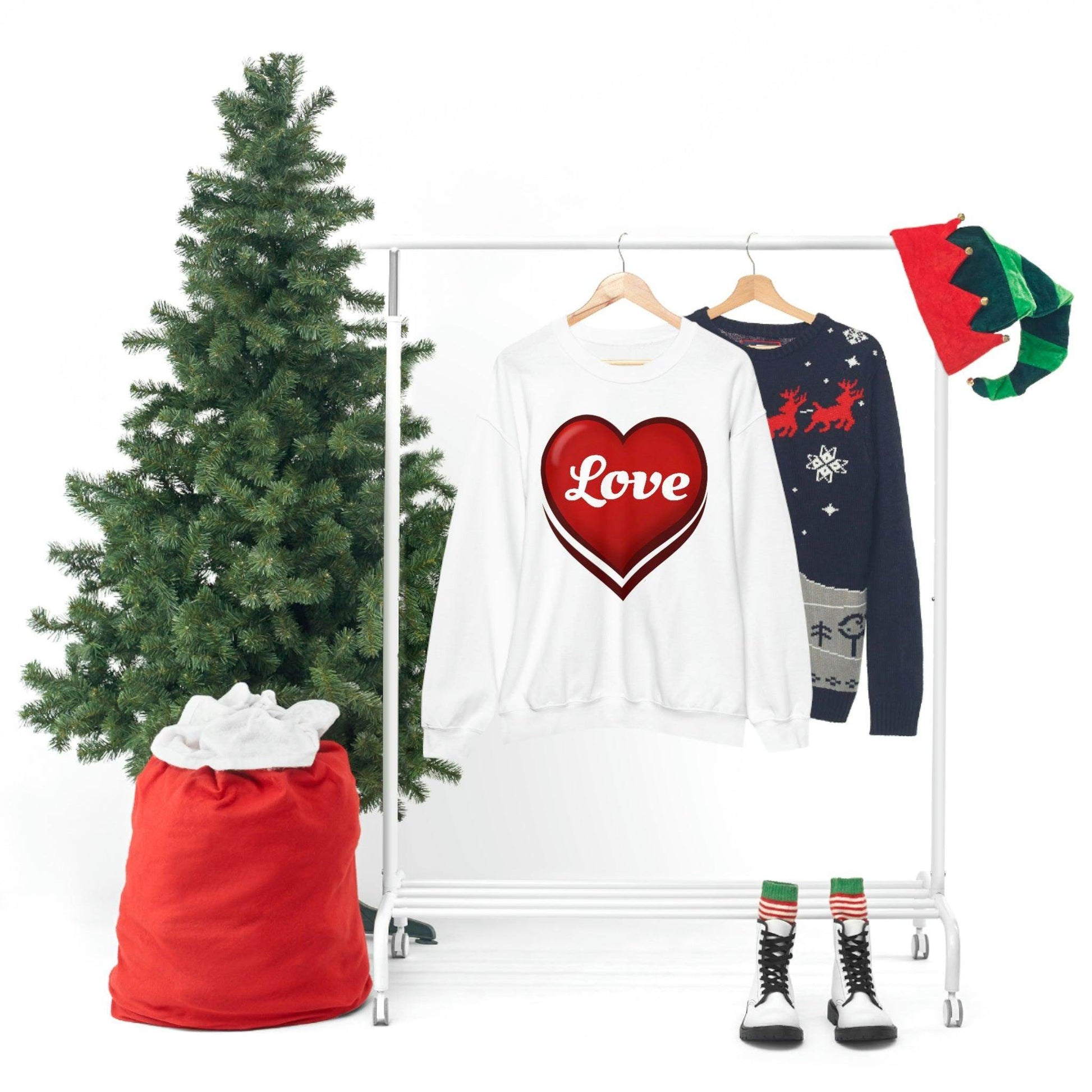 Love Sweatshirt, Valentine's Gift, - Giftsmojo