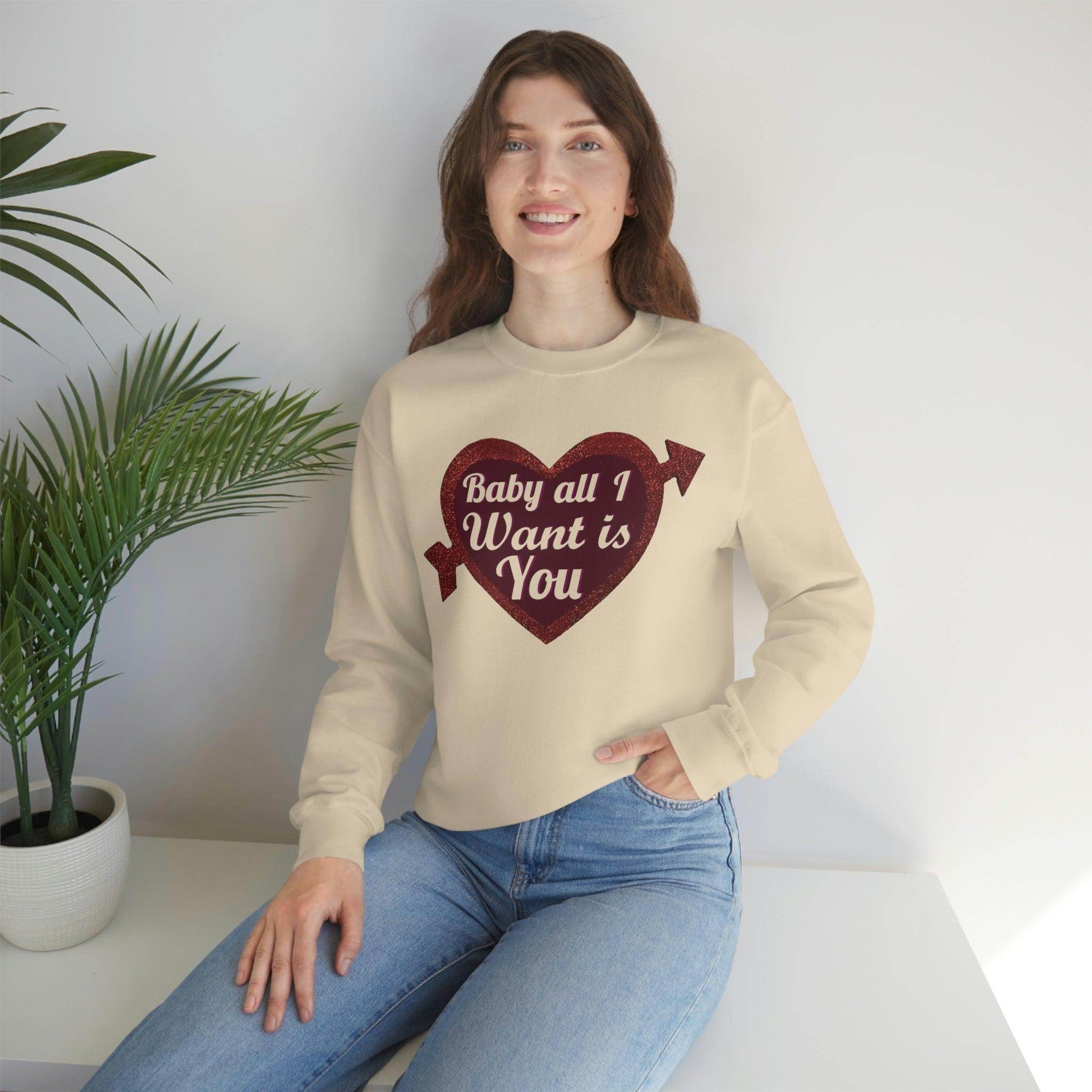 Baby all I want is You Sweatshirt - Giftsmojo