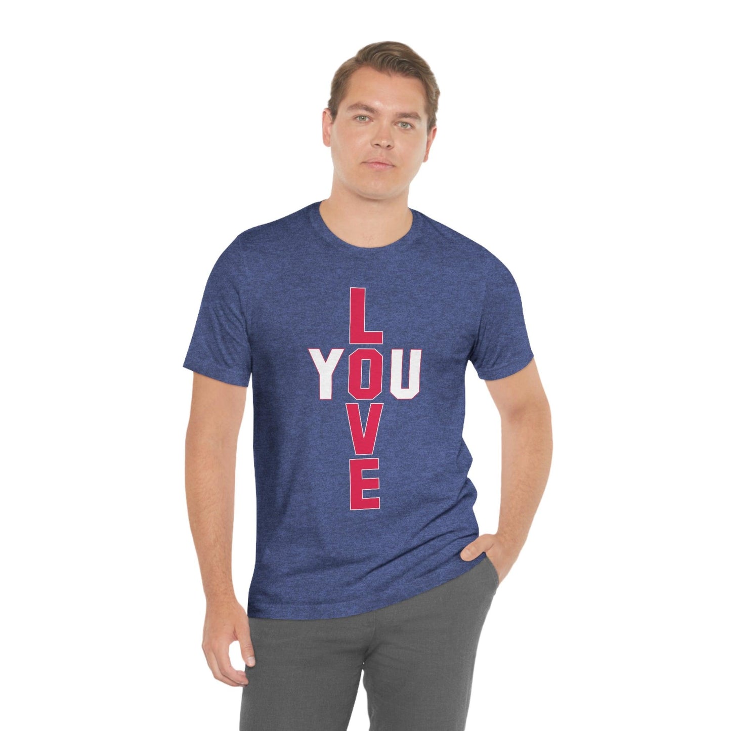T-shape Love you Tee - Giftsmojo