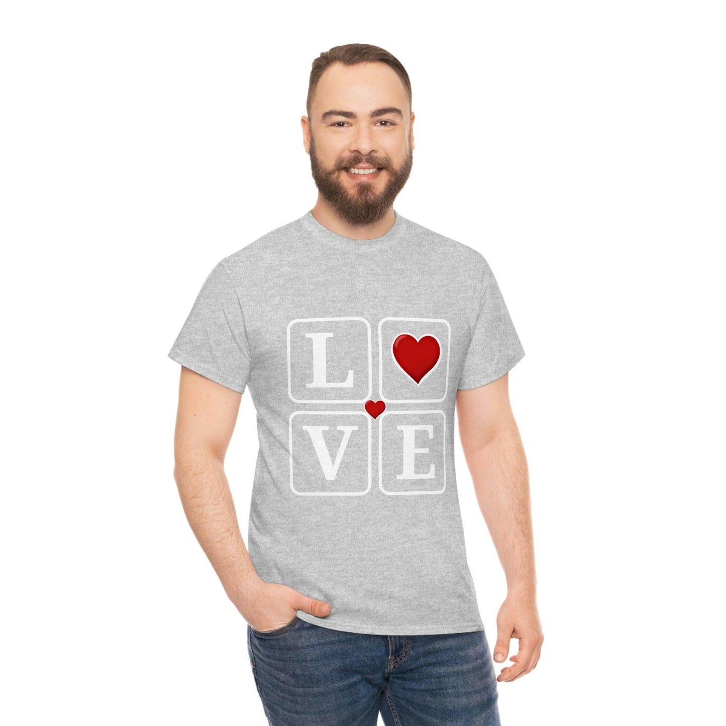 Love square Hearts Shirt, Great Gift for Valentine's day, birthday, engagement, anniversary and many more - Giftsmojo