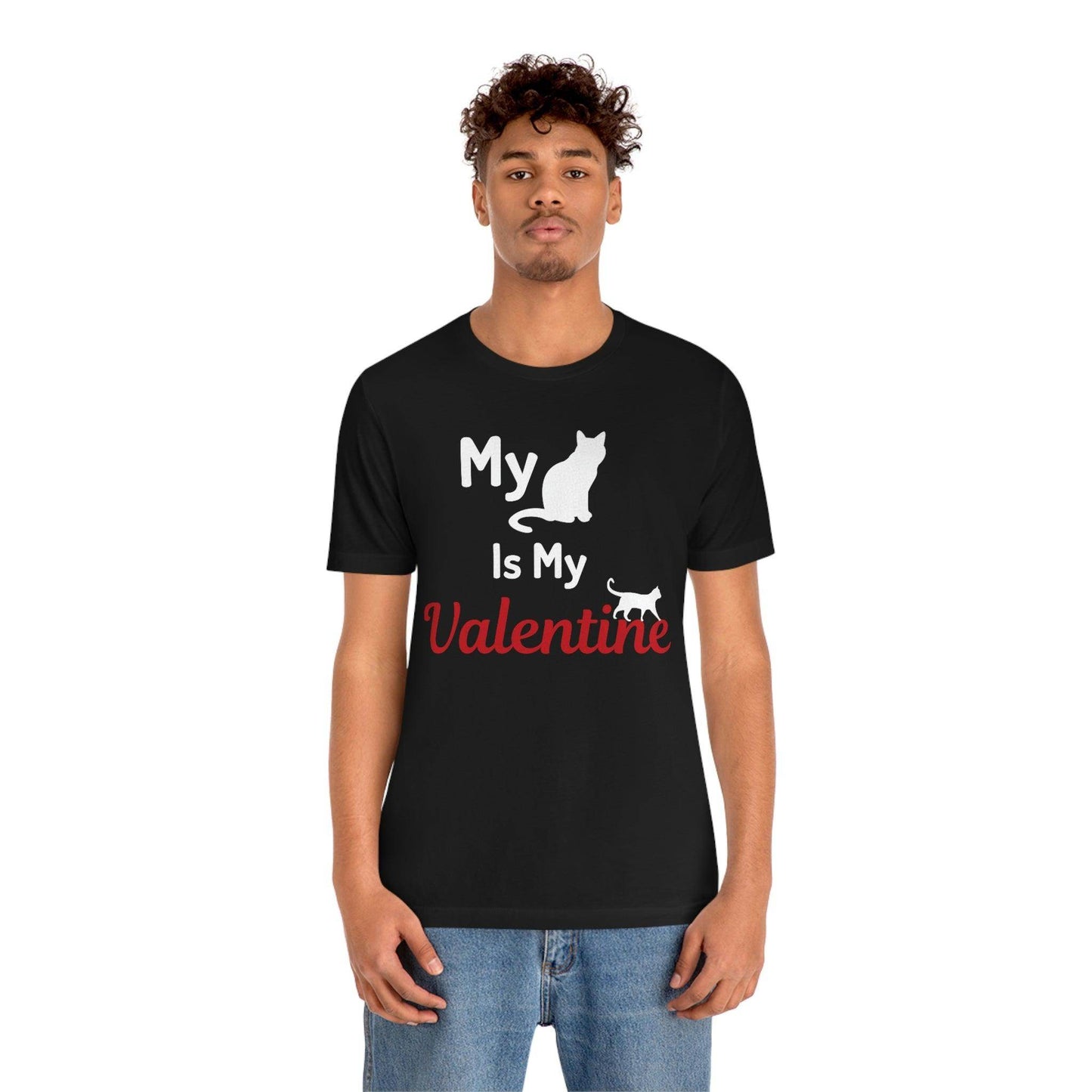 My Cat is My Valentine, Pet lover Valentine shirt - Cute cat lover shirt - gift for cat lovers - Giftsmojo