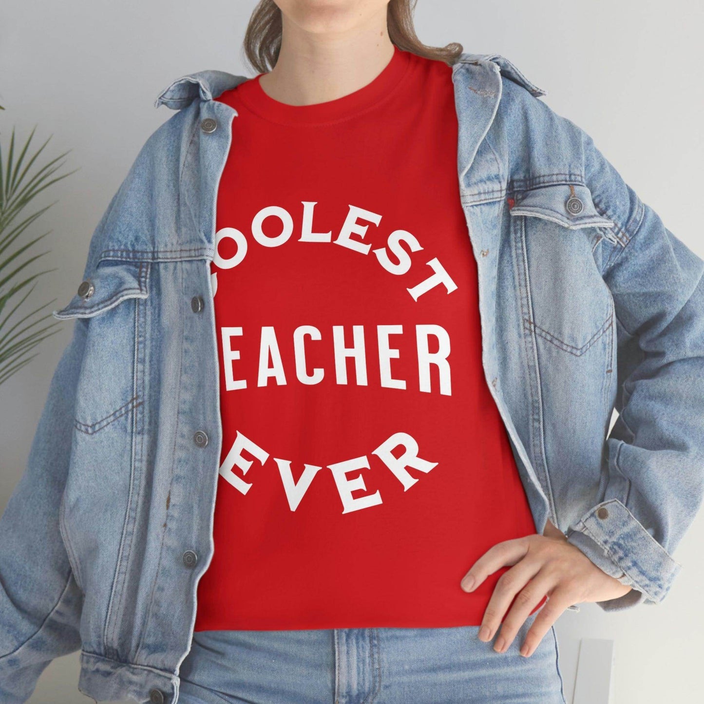 Coolest Teacher Ever Tee - cute teacher shirt - gift for teacher - Giftsmojo