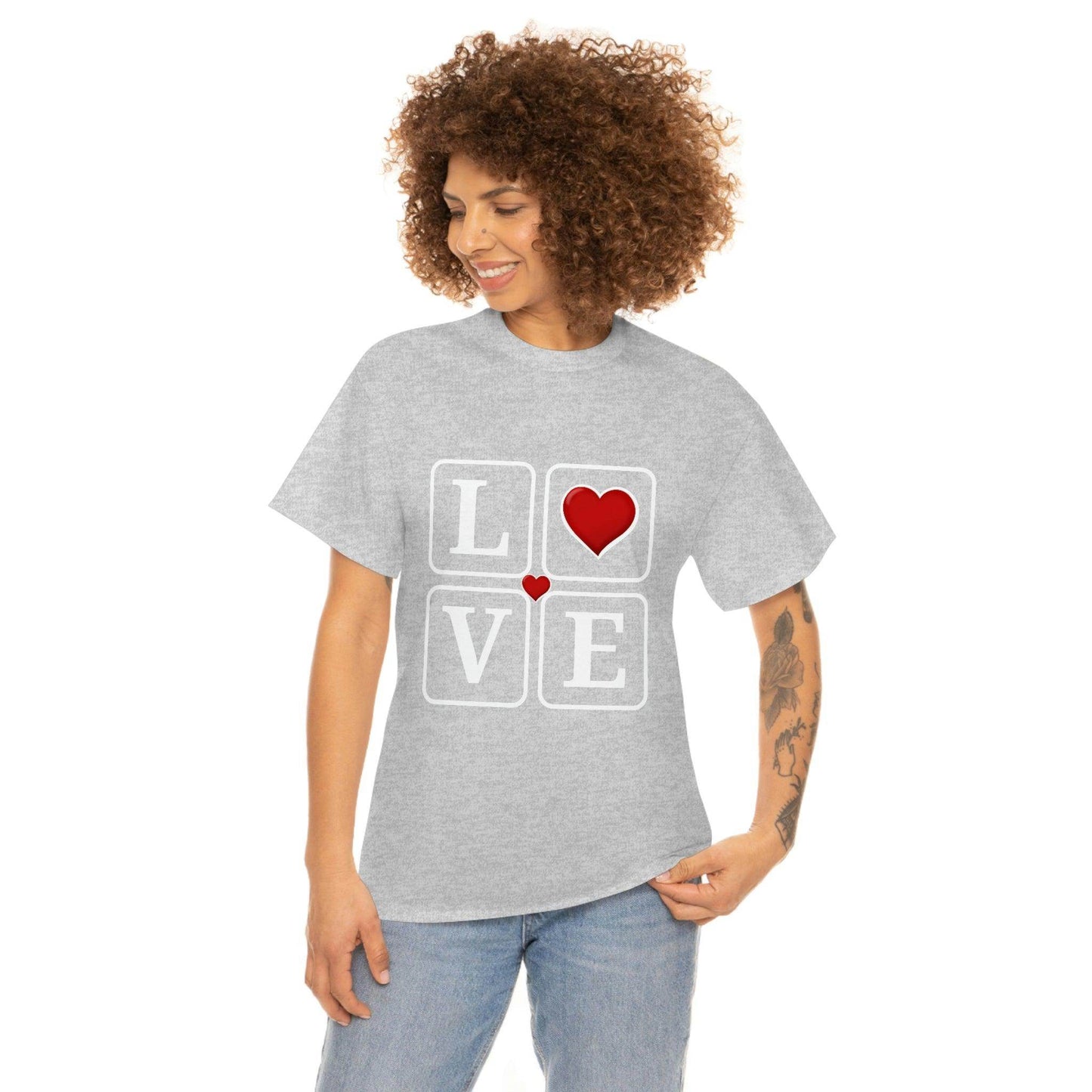 Love square Hearts Shirt, Great Gift for Valentine's day, birthday, engagement, anniversary and many more - Giftsmojo