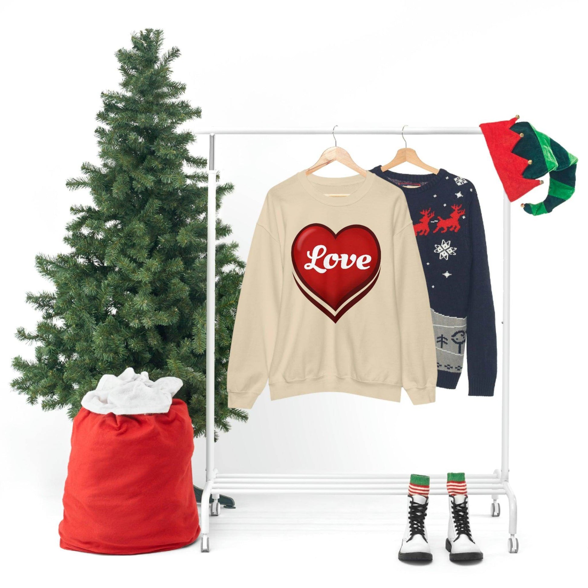 Love Sweatshirt, Valentine's Gift, - Giftsmojo