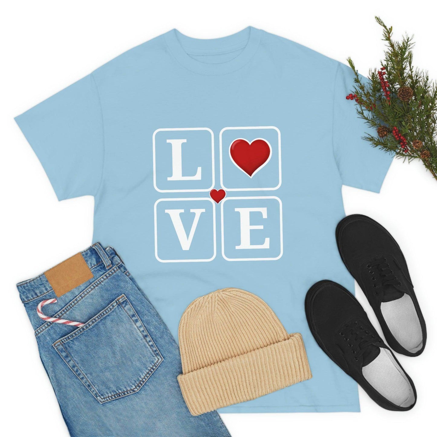 Love square Hearts Shirt, Great Gift for Valentine's day, birthday, engagement, anniversary and many more - Giftsmojo