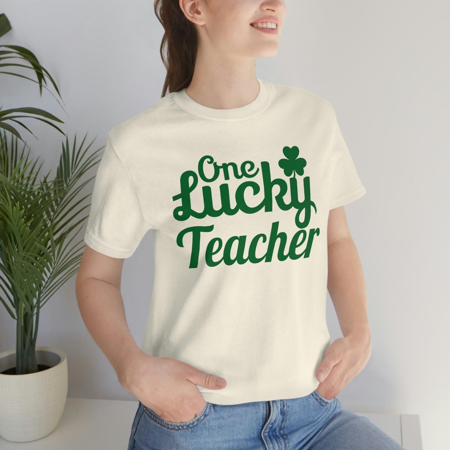One Lucky Teacher Shirt feeling Lucky St Patrick's Day shirt - Funny St Paddy's day Funny Shirt - Giftsmojo