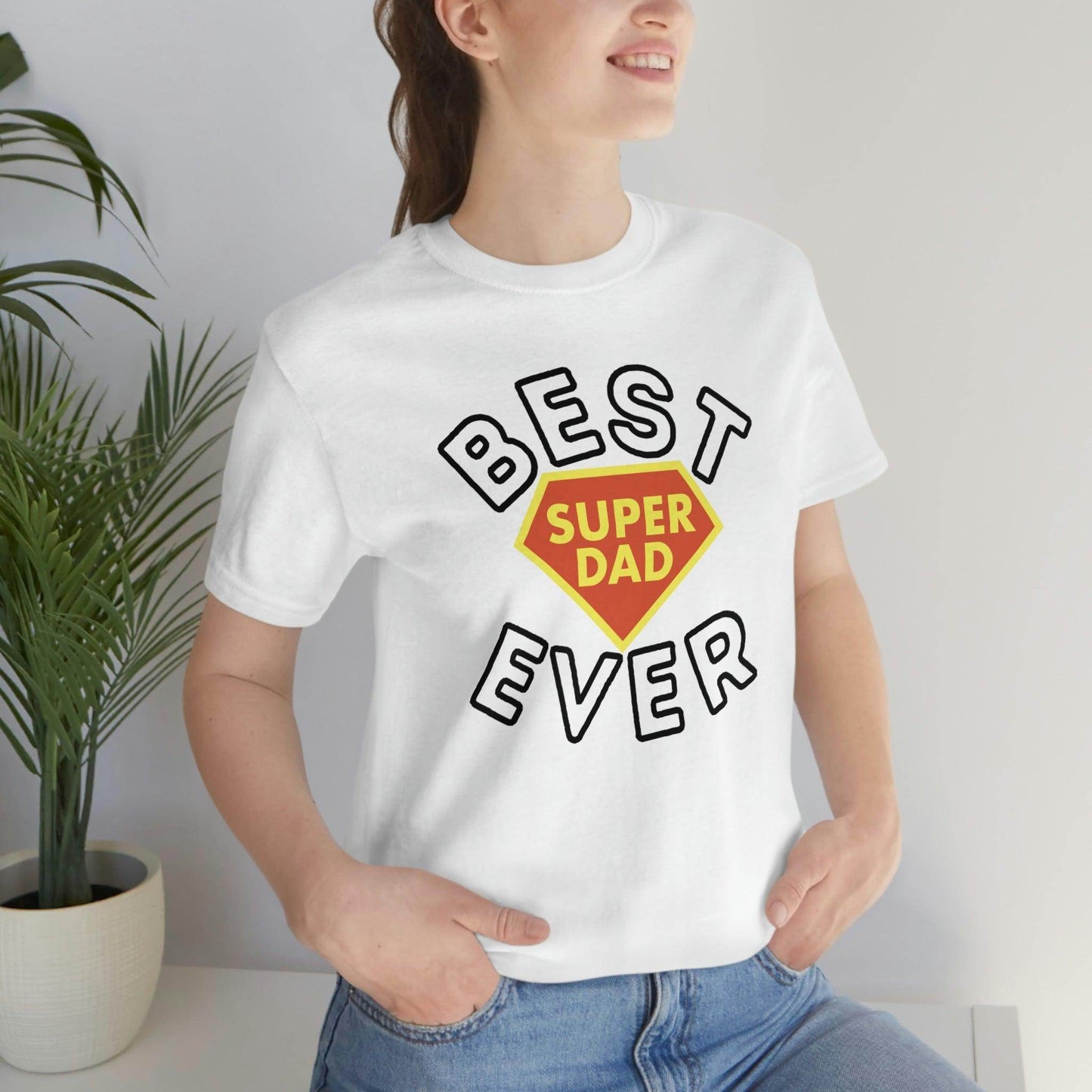 Dad Gift - Best Dad Gift - Best Super Dad Ever Shirt -Dad Shirt - Funny Fathers Gift - Husband Gift - Funny Dad Tshirt - Dad Birthday Gift - Giftsmojo