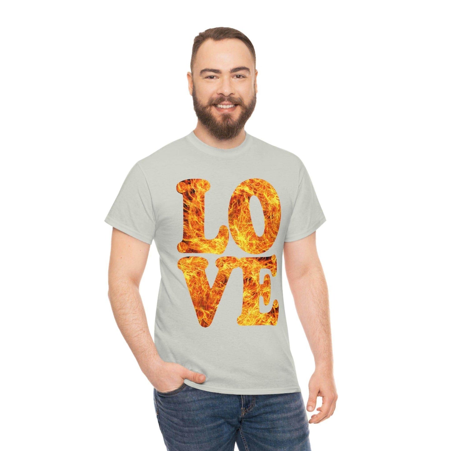 love fire big Tee - Giftsmojo