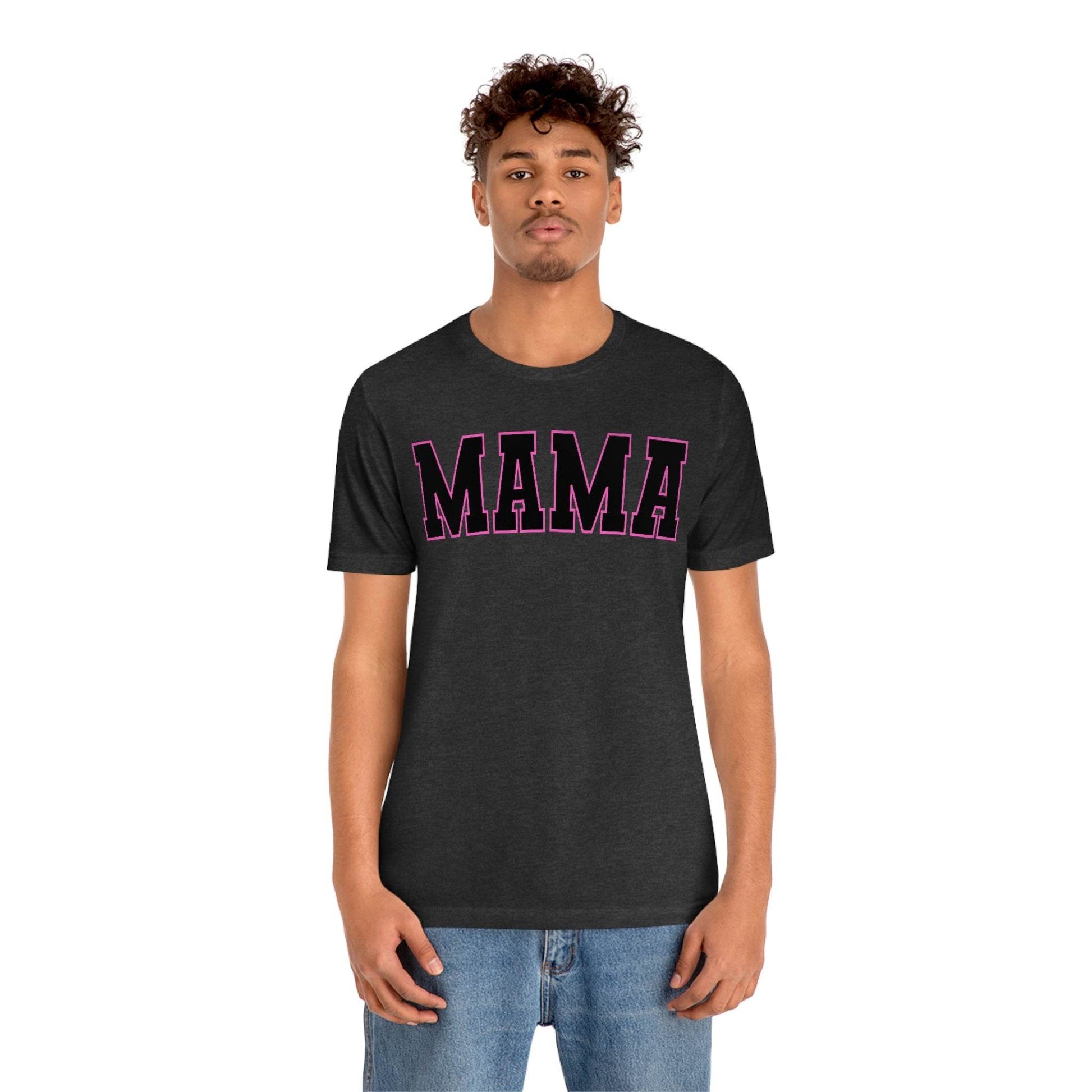 Cute Mama shirt mom shirt gift for her - mothers day shirt mothers day gift mom life shirt - retro mama shirt boy mama shirt mama t-shirt - Giftsmojo