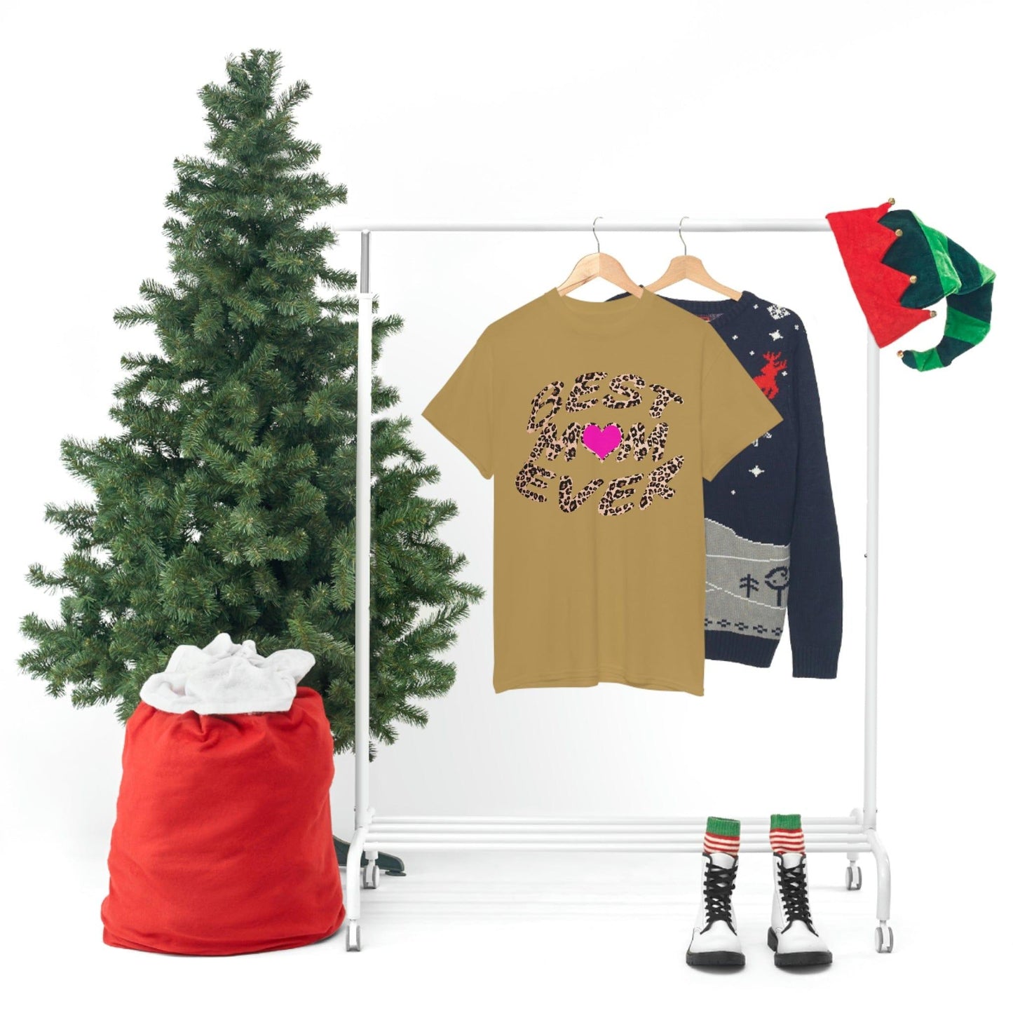 Best mom ever leopard print Tee - Giftsmojo
