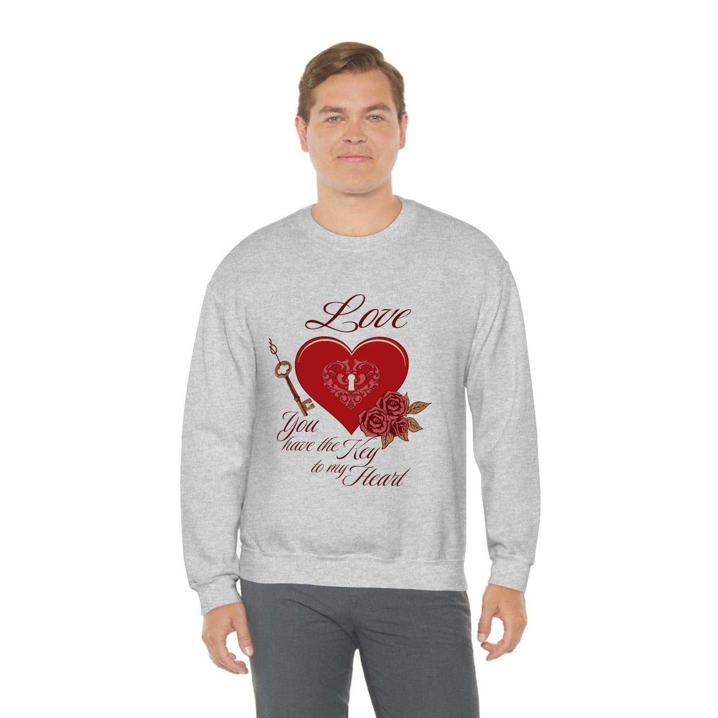 Love you have the key to my heart Sweatshirt - Giftsmojo