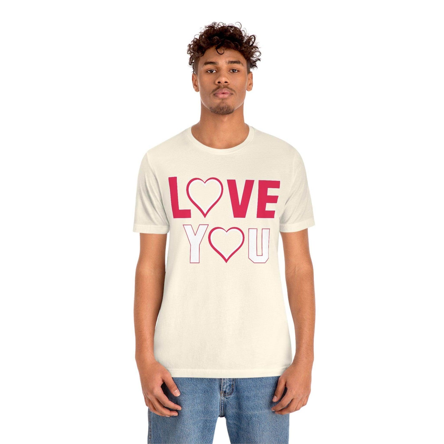 love you heart Tee - Giftsmojo