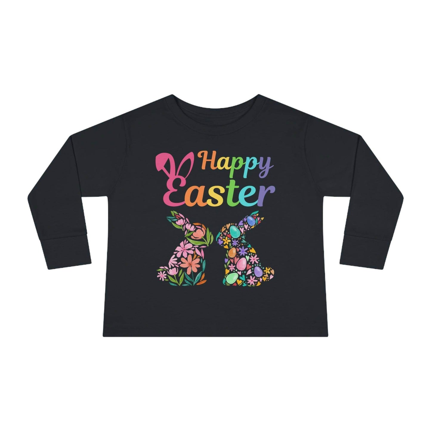 Happy Easter Toddler Long Sleeve Tee - Giftsmojo
