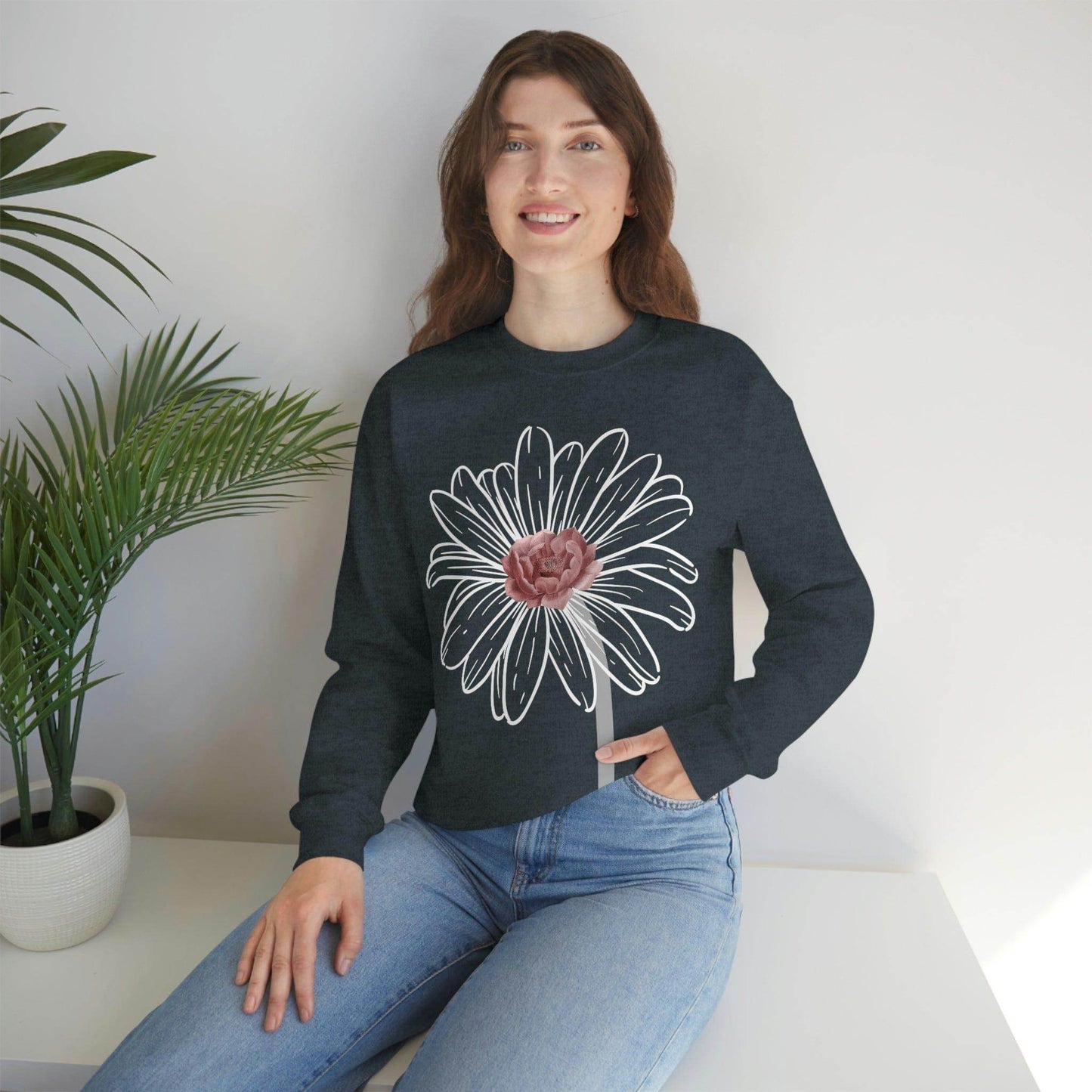 Floral Sweatshirt, Wildflower Sweatshirt, Flower sweatshirt, Wild Flowers - Giftsmojo