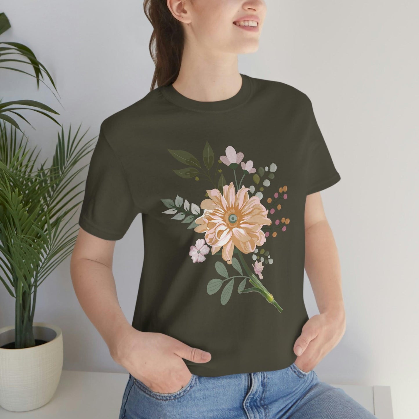 Cute Flower T-shirt - Nature lover Shirt - Cute Flower lover shirt - Giftsmojo