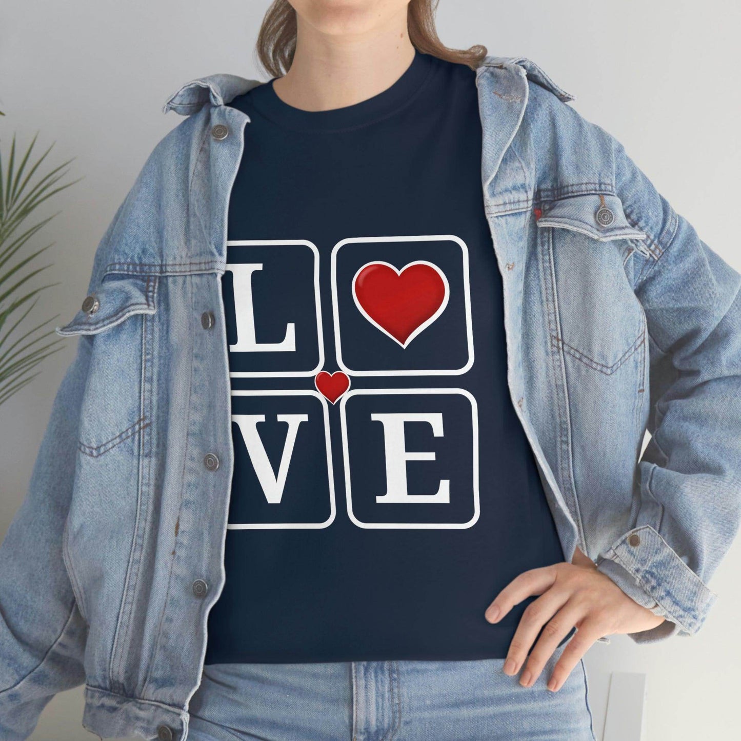 Love square Hearts Shirt, Great Gift for Valentine's day, birthday, engagement, anniversary and many more - Giftsmojo