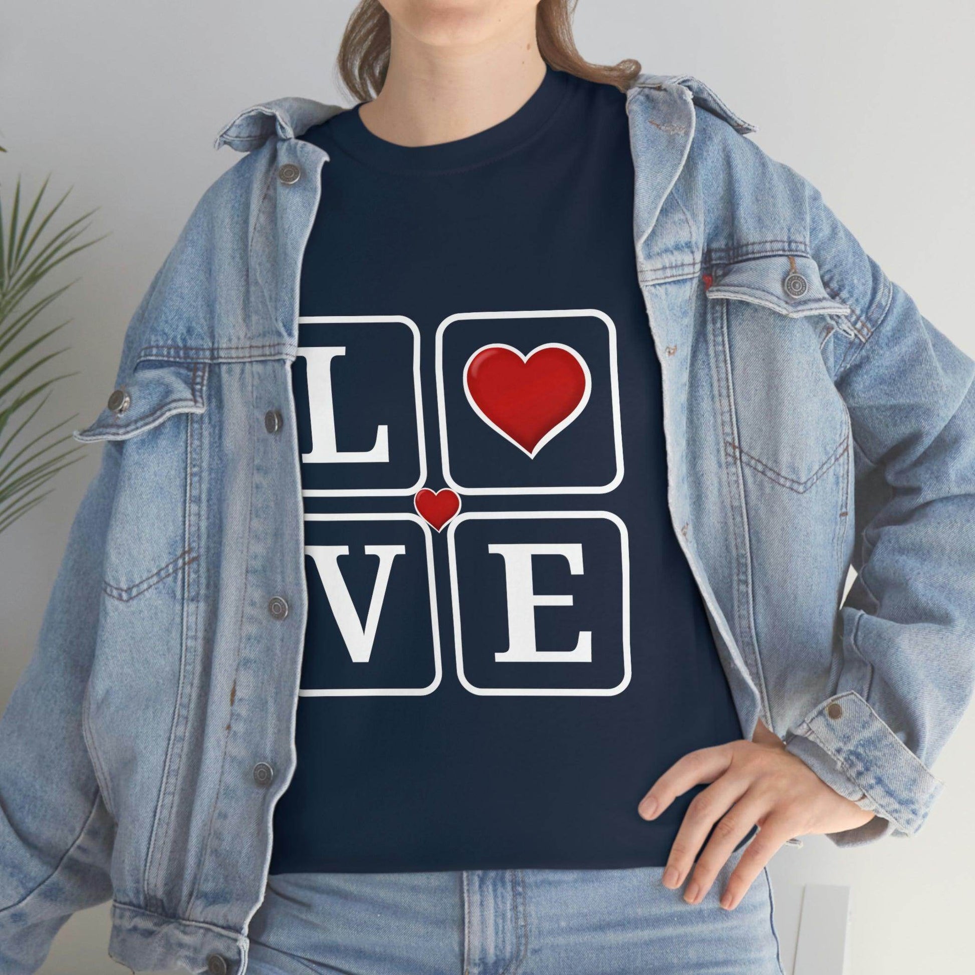 Love square Hearts Shirt, Great Gift for Valentine's day, birthday, engagement, anniversary and many more - Giftsmojo