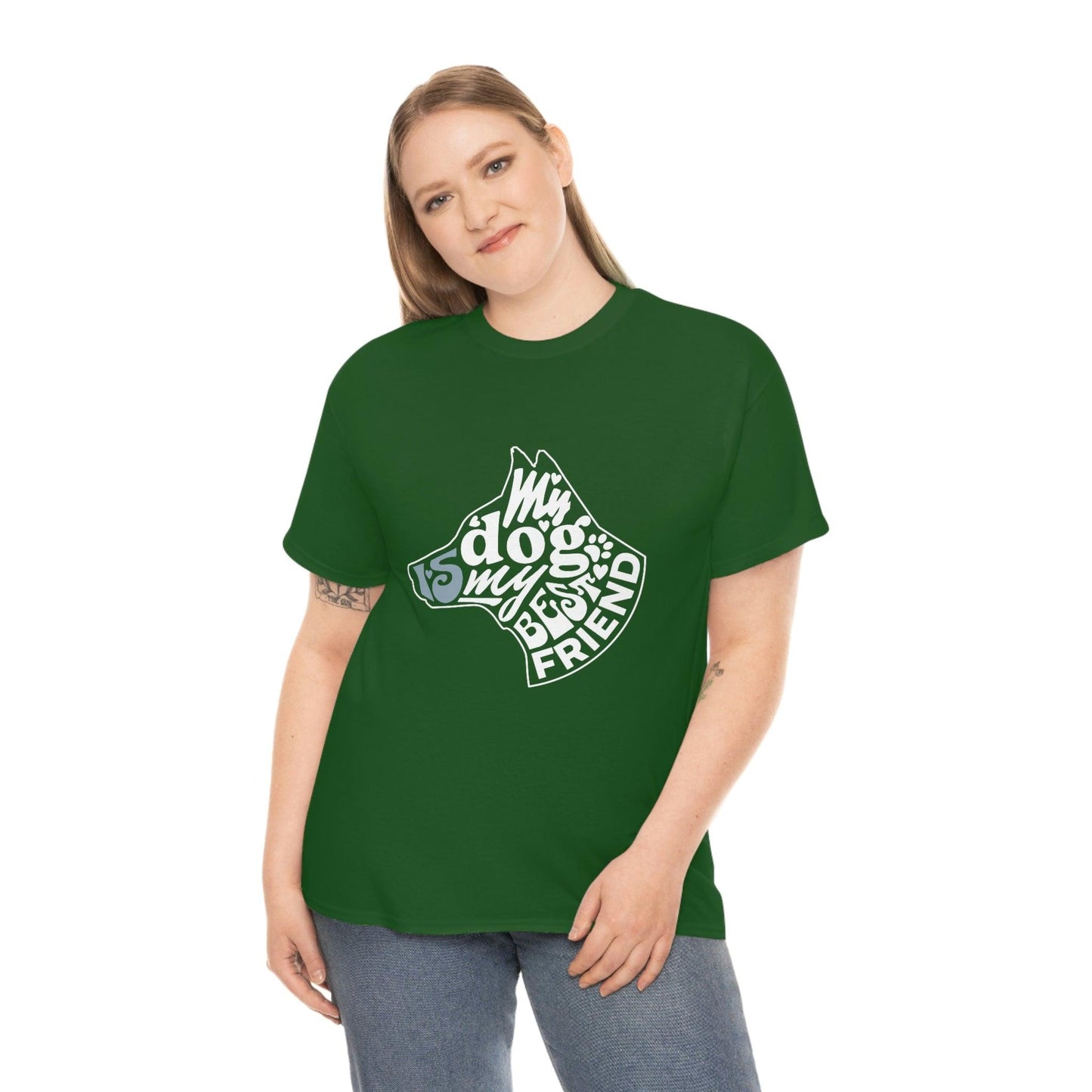 My Dog is My Best Friend Tee - Giftsmojo