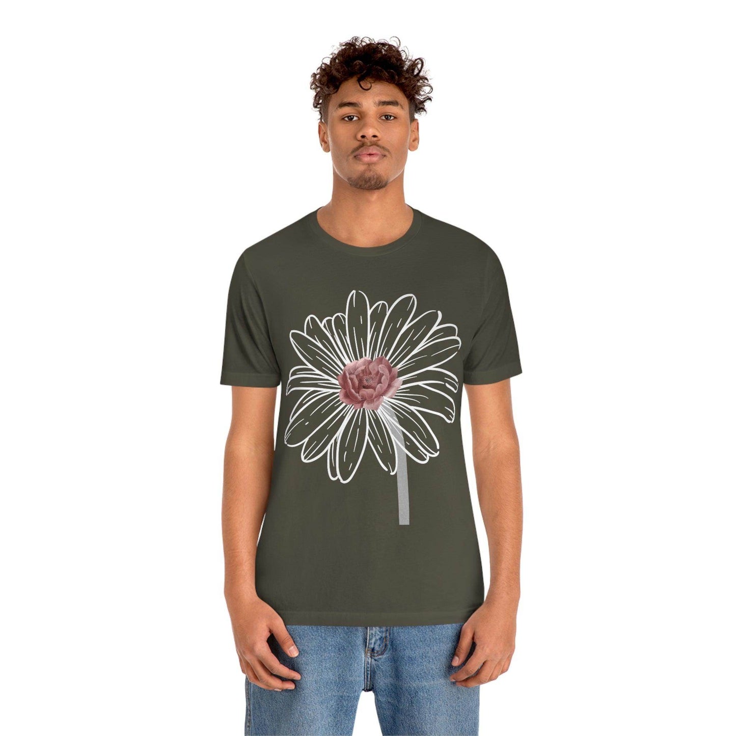 Flower Tshirt, Vintage Flower Shirt, Vintage Botanical Shirt, Vintage T-shirt, Graphic Tshirt, Botanical Print, Wildflower shirt, floral Tee - Giftsmojo